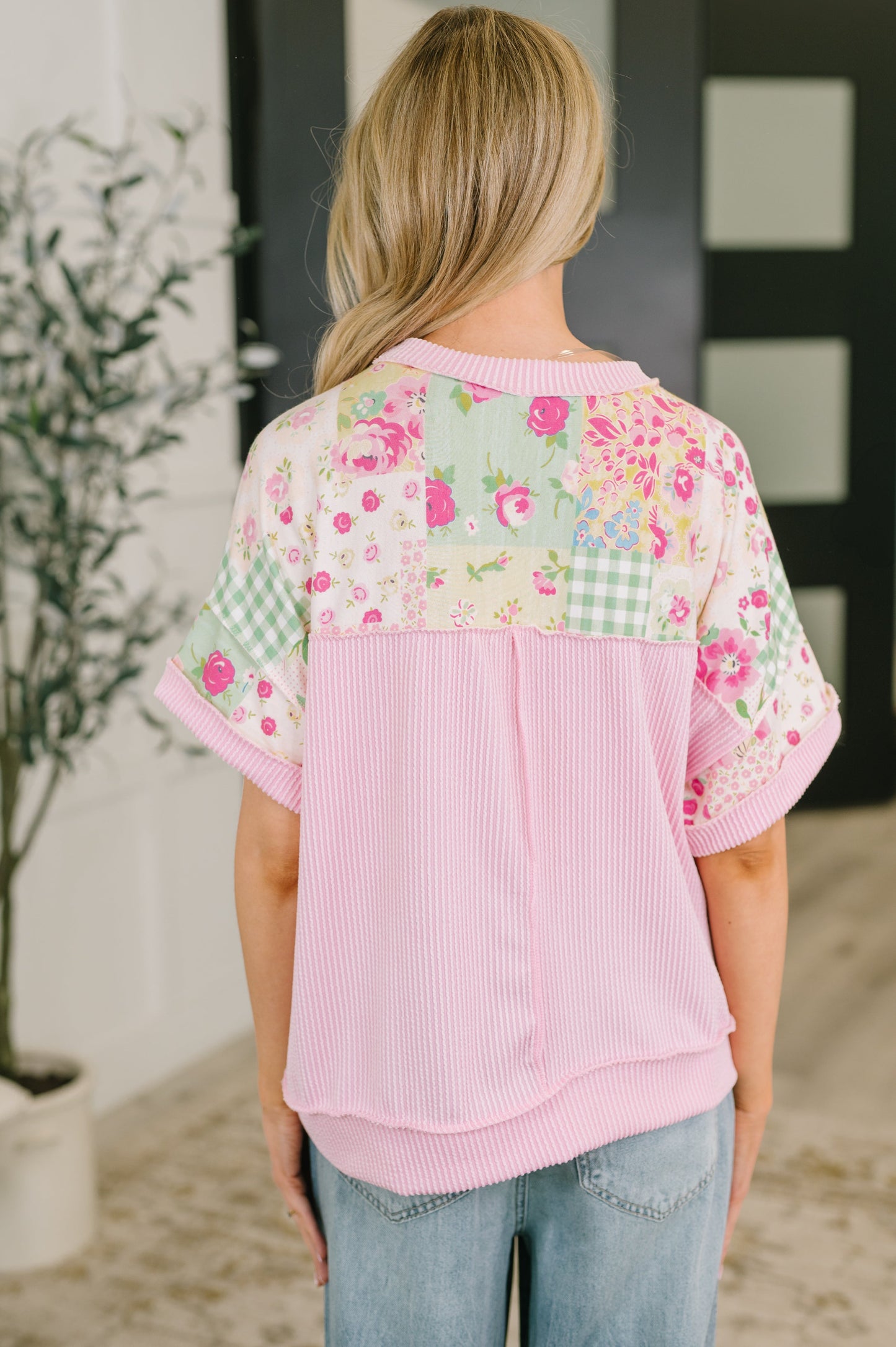 Until Tomorrow Patchwork Relaxed Tee