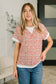 Vivid Memories Relaxed Top in Tomato Red