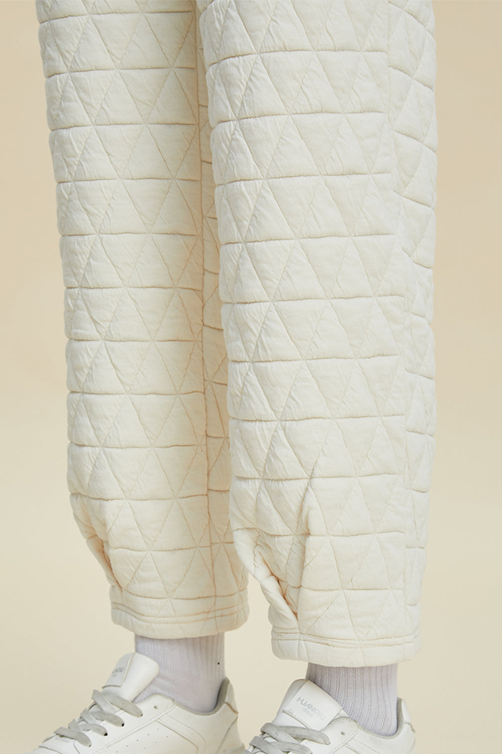 Texture Round Neck Long Sleeve Top and Pants Set - 3 Colors