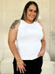 Round Neck Slim Tank - 5 colors