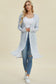 Open Front Longline Cardigan - 4 Colors