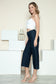 Judy Blue Side Seam Braid Detail High Rise Crop Wide Leg Jeans