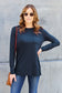 Round Neck Long Sleeve Top - 5 Colors
