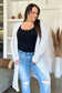 Open Front Longline Cardigan - 4 Colors