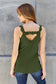 Lace Detail V-Neck Cutout Cami - 5 colors