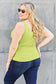 Square Neck Wide Strap Tank - 5 colors
