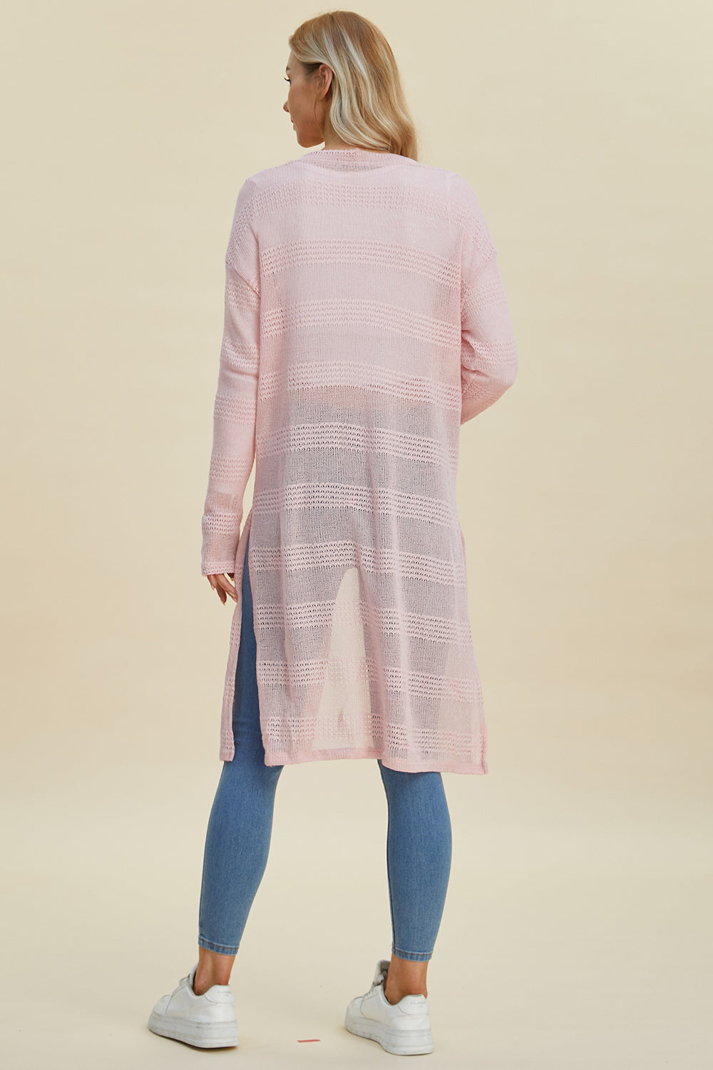 Open Front Longline Cardigan - 4 Colors