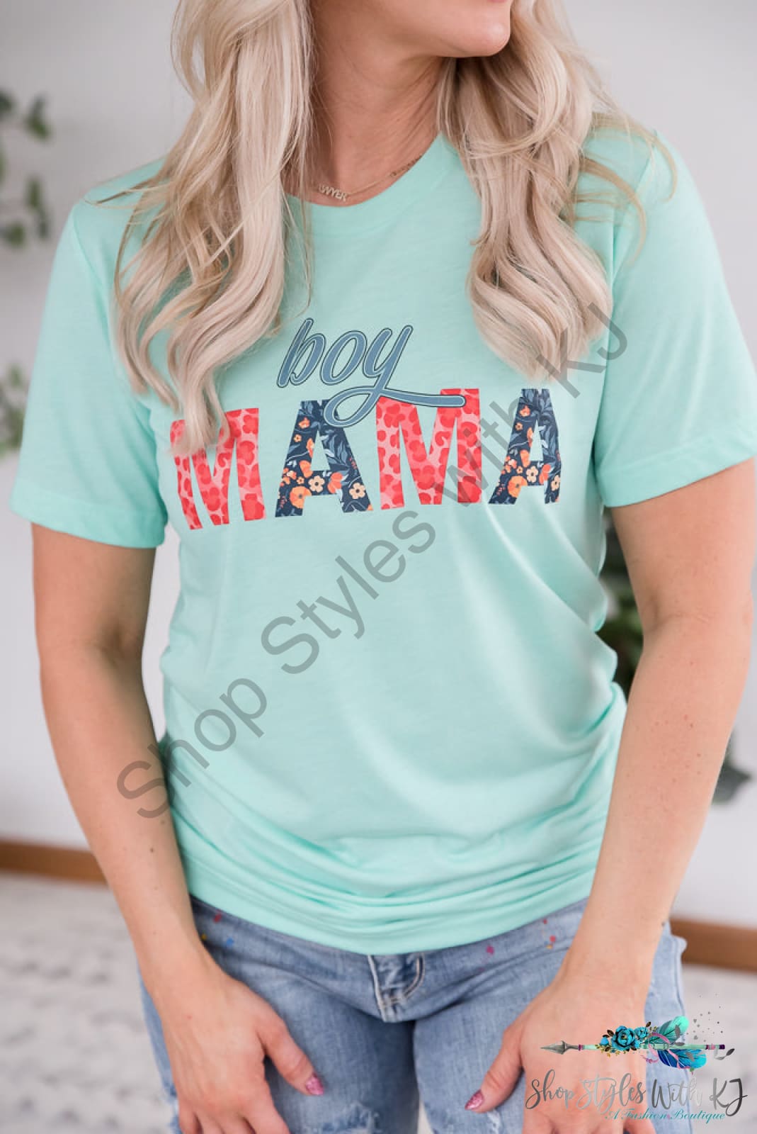 Boy Mama Graphic Tee Bt