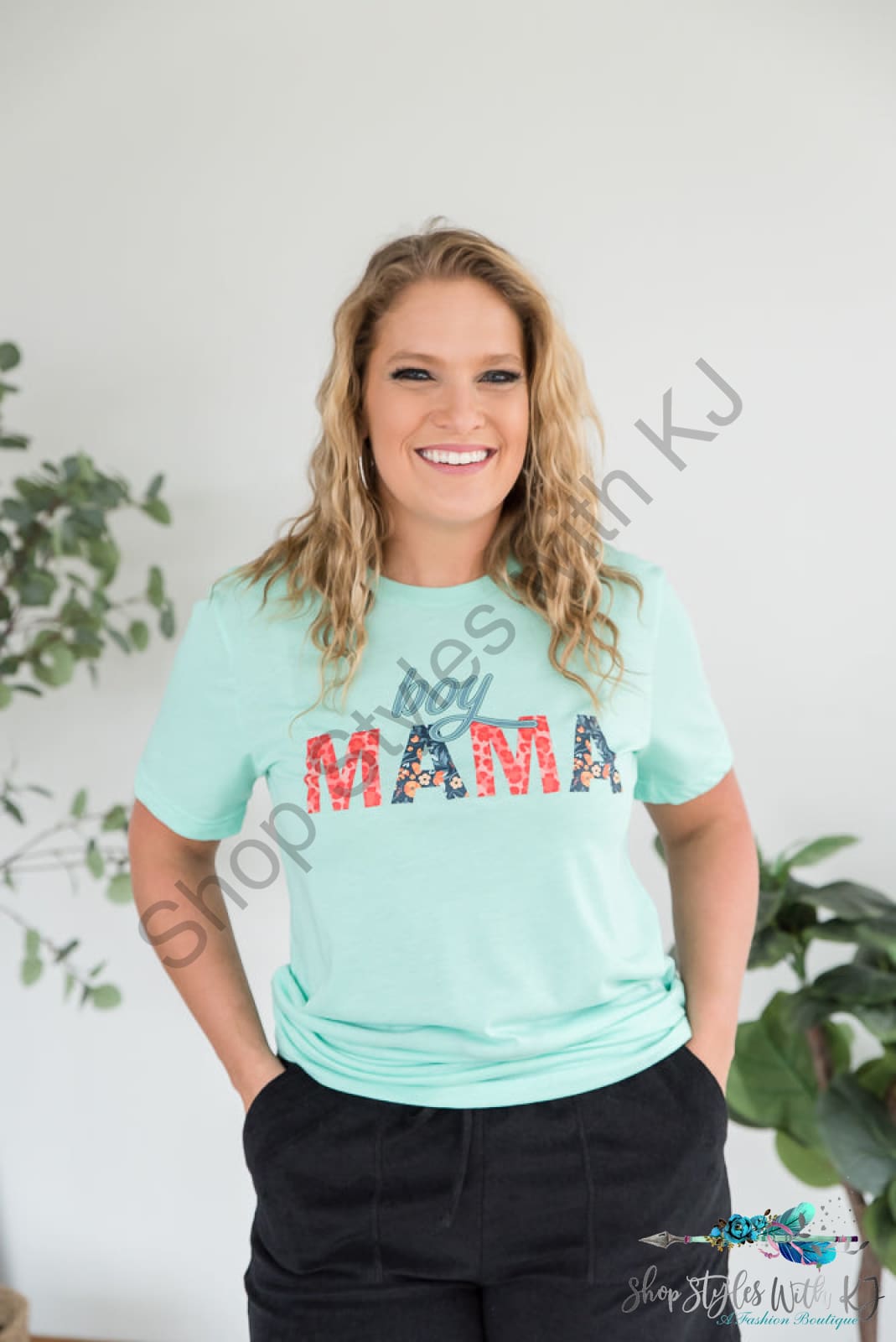 Boy Mama Graphic Tee Bt