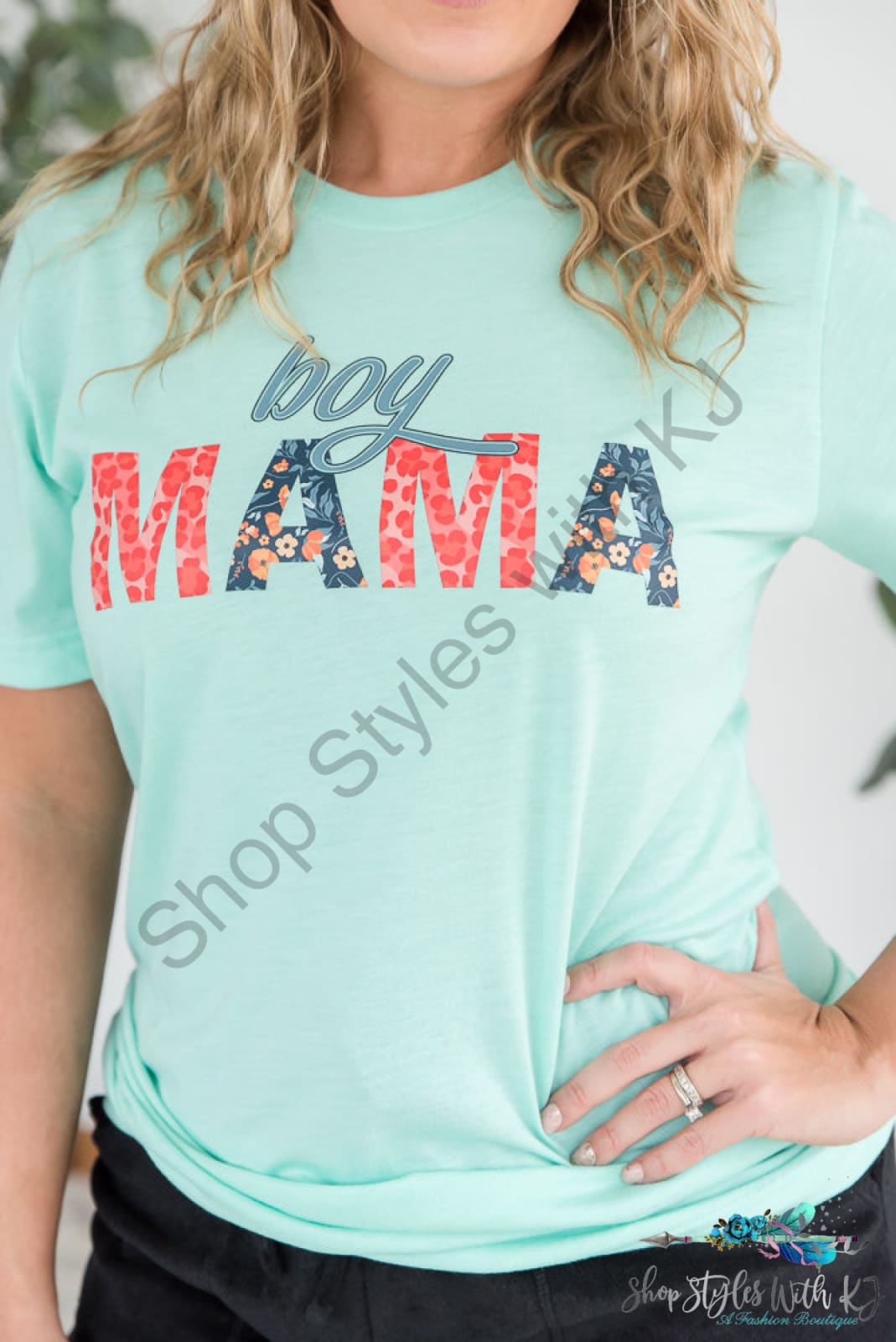 Boy Mama Graphic Tee Bt