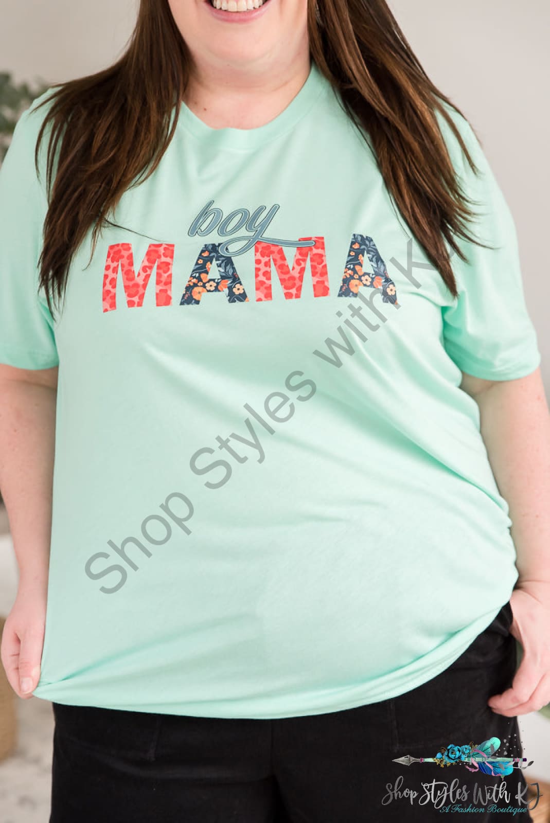 Boy Mama Graphic Tee Bt