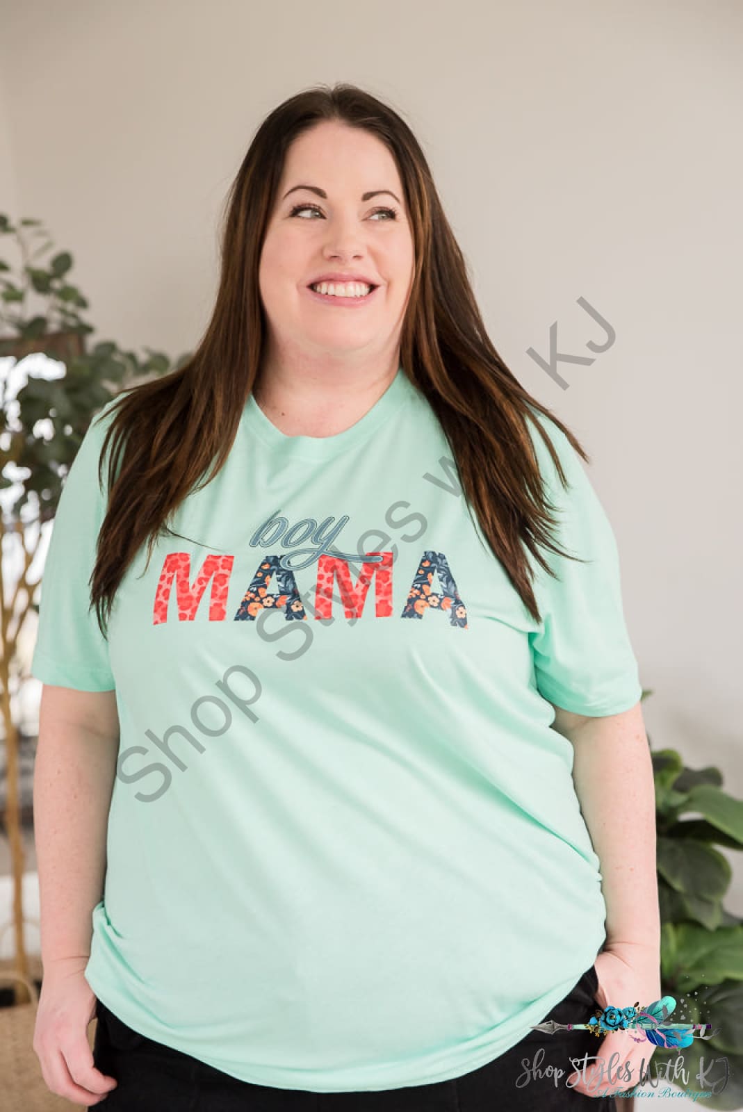 Boy Mama Graphic Tee Bt