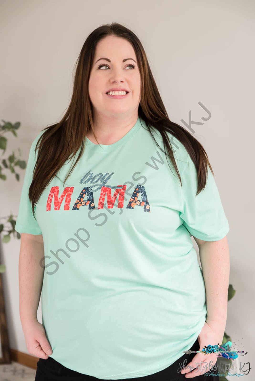 Boy Mama Graphic Tee Bt