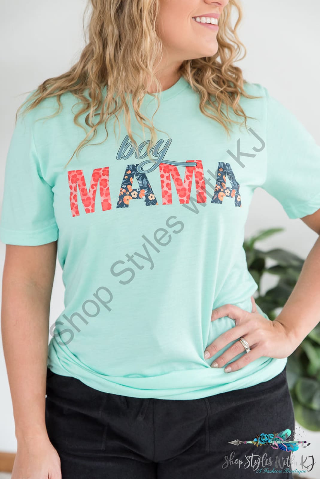 Boy Mama Graphic Tee Bt