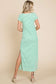 Striped Twisted Detail Dress