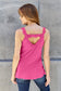 Lace Detail V-Neck Cutout Cami - 5 colors