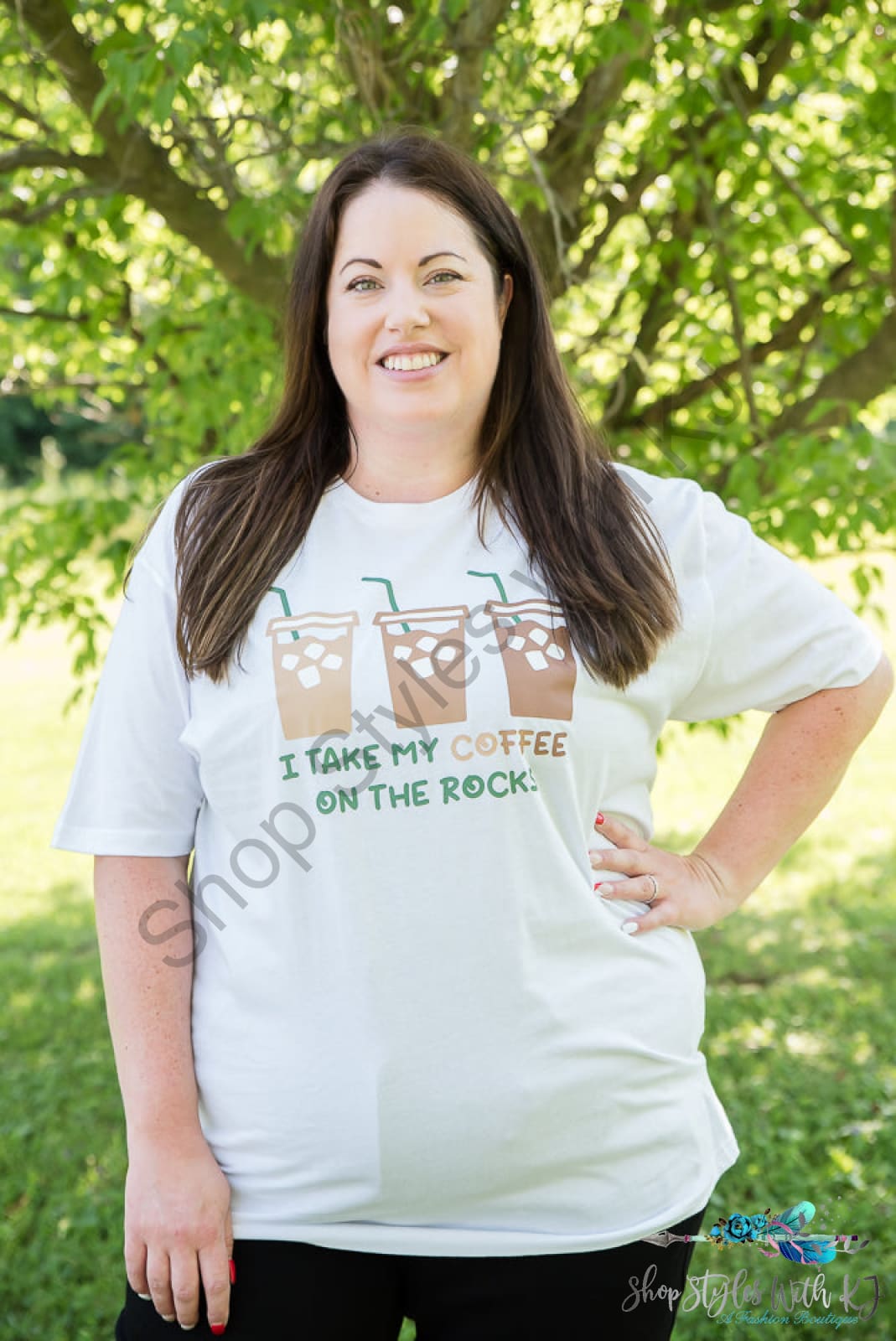 Coffee On The Rocks Graphic Tee Bt