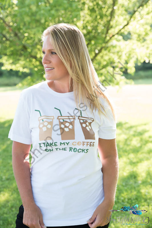 Coffee On The Rocks Graphic Tee Bt