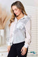 Double Take Color Block Curved Hem Shirt