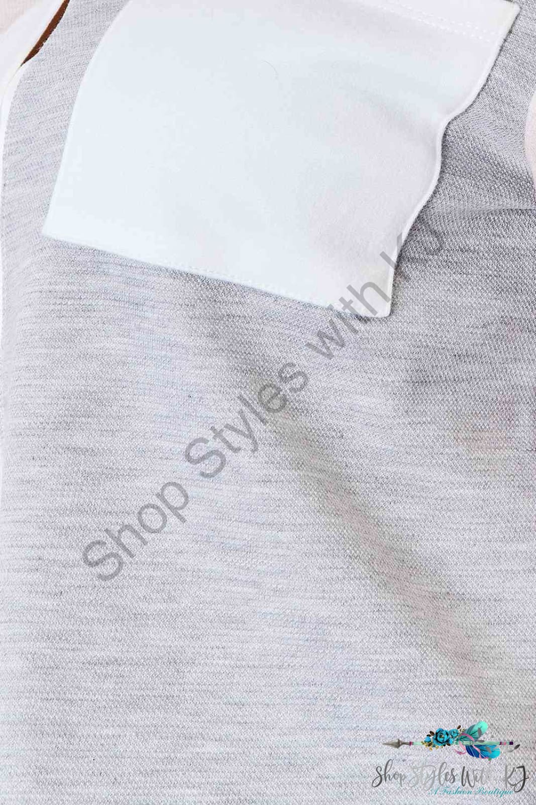 Double Take Color Block Curved Hem Shirt