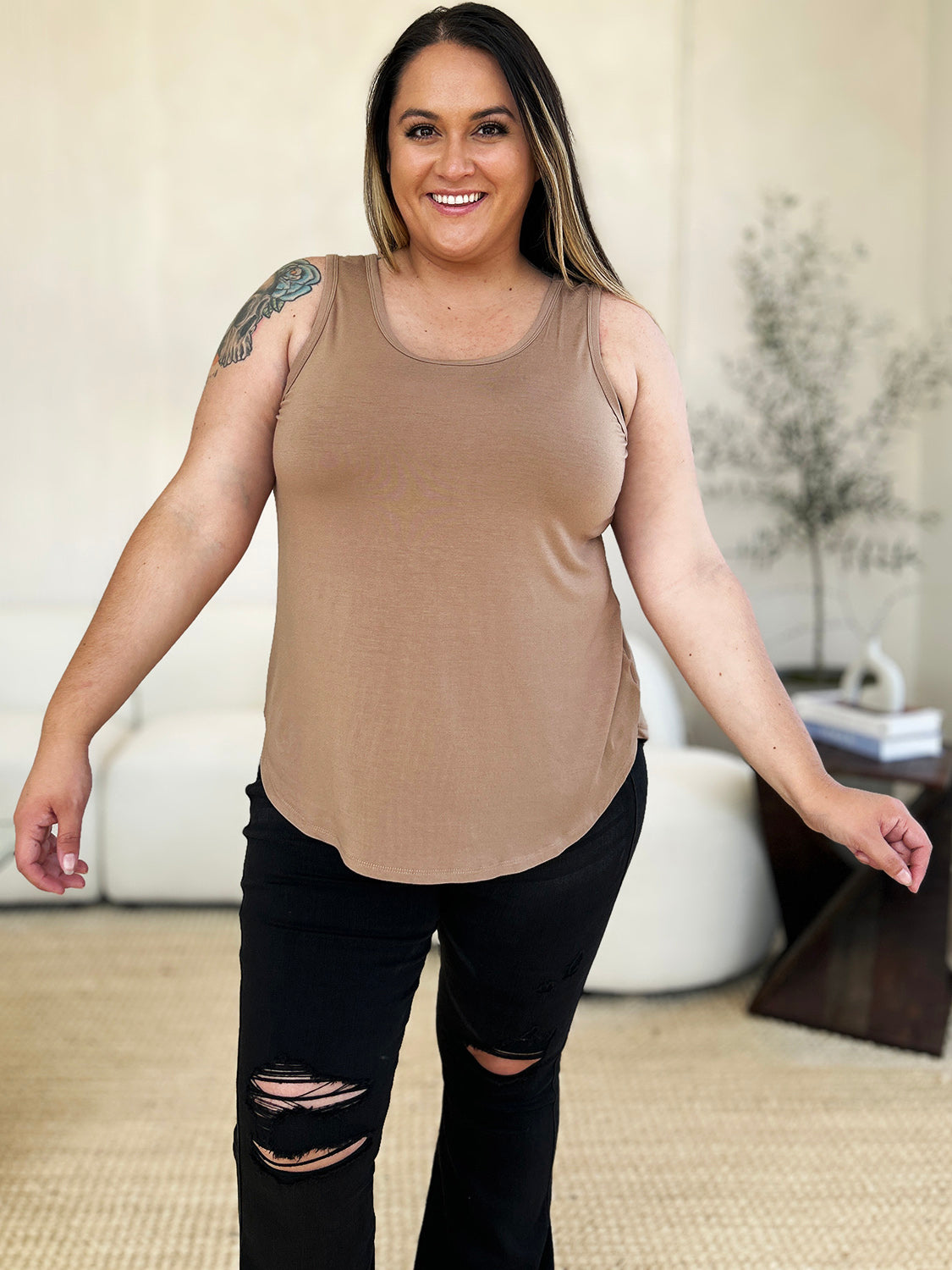 Round Neck Tank - 5 colors