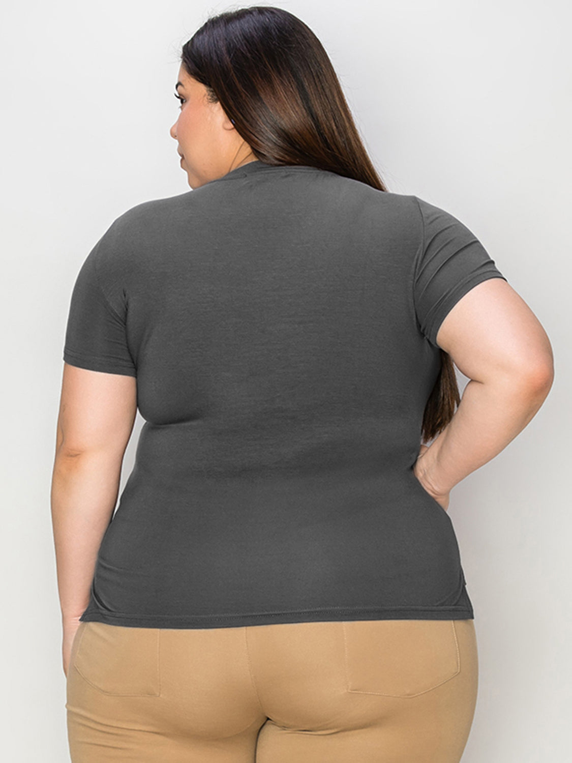 V-Neck High-Low Short Sleeve T-Shirt - 7 Colors