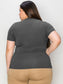V-Neck High-Low Short Sleeve T-Shirt - 7 Colors