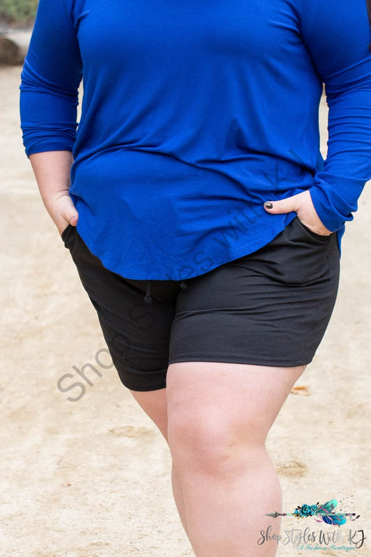 Everyday Black Shorts
