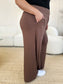 Smocked Wide Waistband Wide Leg Pants - 5 colors