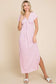 Striped Twisted Detail Dress