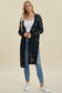 Open Front Longline Cardigan - 4 Colors