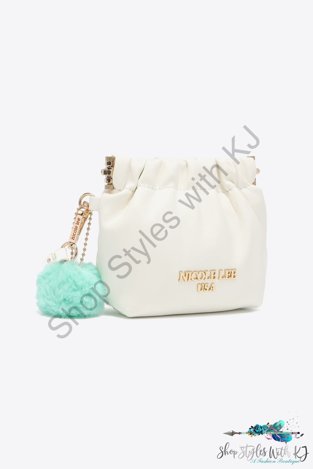 Faux Leather Pouch Bag