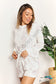 Double Take Floral Long Sleeve Top And Shorts Loungewear Set Sleepwear &