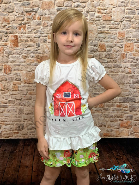 Growing Up Country 2Pc Short Set Kids