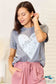 Simply Love Heart Graphic Cuffed Short Sleeve T-Shirt