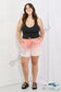 In The Zone Dip Dye High Waisted Shorts In Coral