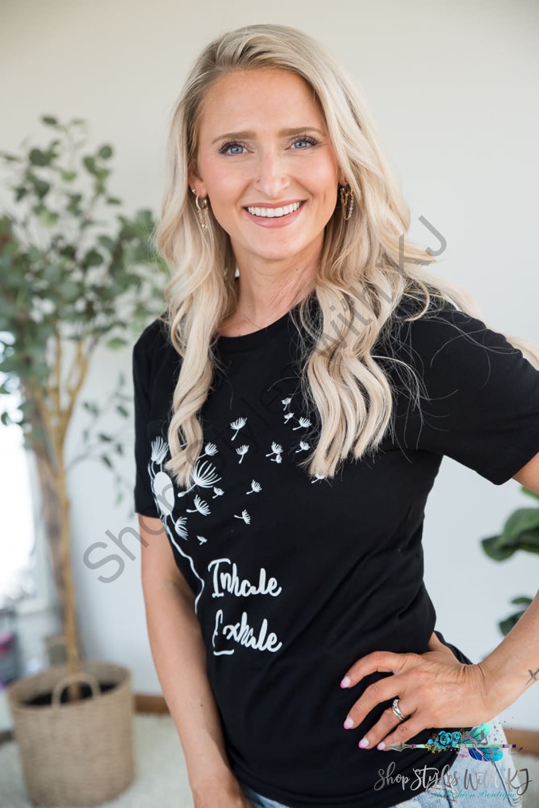 Inhale Exhale Graphic Tee Bt