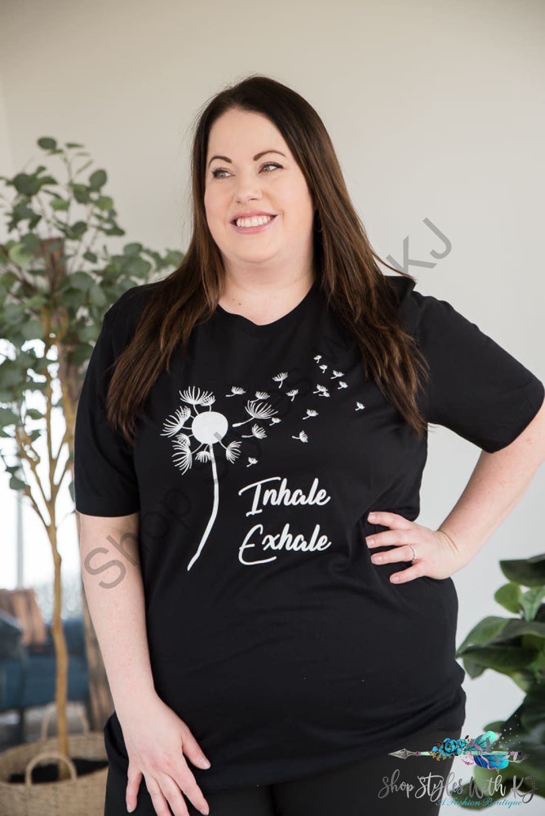 Inhale Exhale Graphic Tee Bt