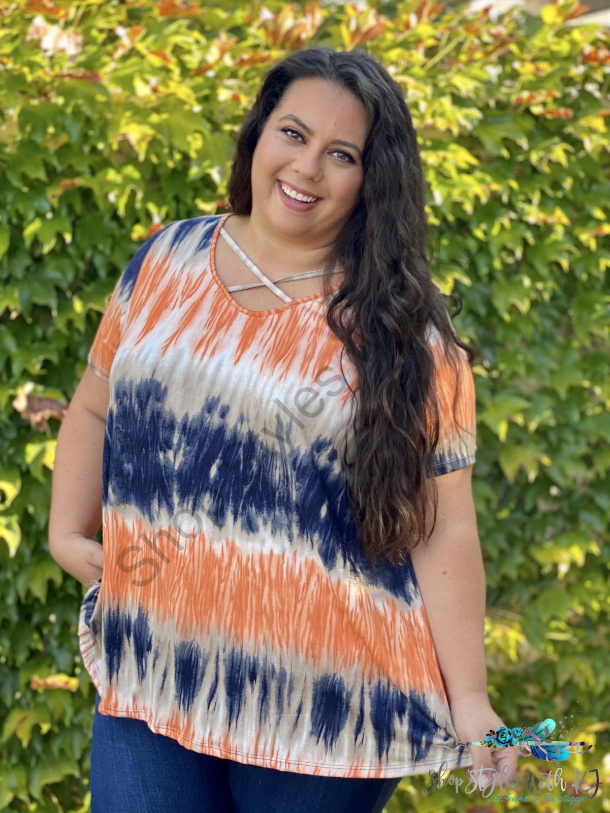 Just In Time Short Sleeve Top - Size S