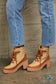 East Lion Corp Lace Up Lug Booties