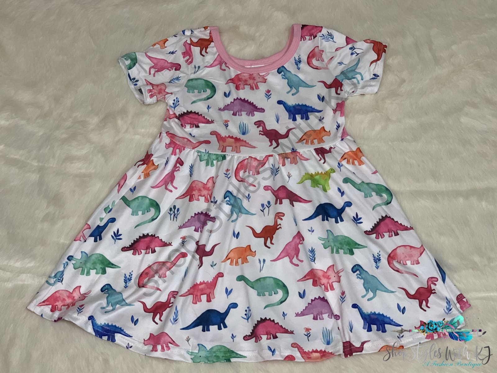 Out In The Wild Dinosaur Dress Kids