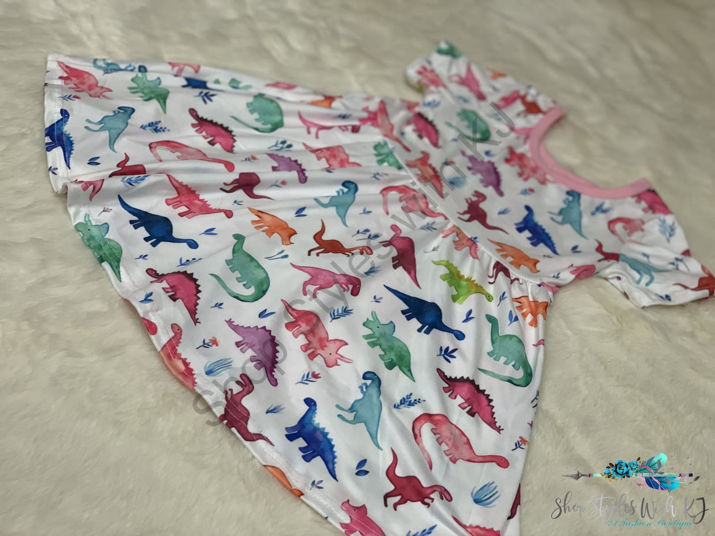 Out In The Wild Dinosaur Dress Kids