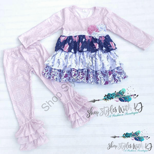 Pink Ruffle Icing Set Kids