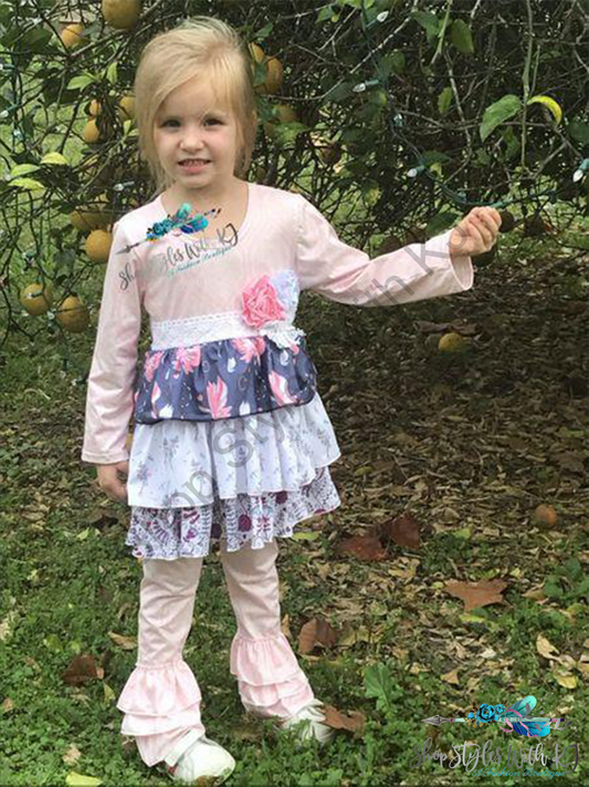 Pink Ruffle Icing Set Kids