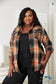 Double Take Plaid Dropped Shoulder Shirt Shirts & Tops