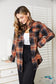 Double Take Plaid Dropped Shoulder Shirt Shirts & Tops