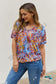 Printed Dolman Flowy Top Shirts & Tops