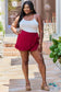 Remember Me Plus Size Ruffled Hem Skort