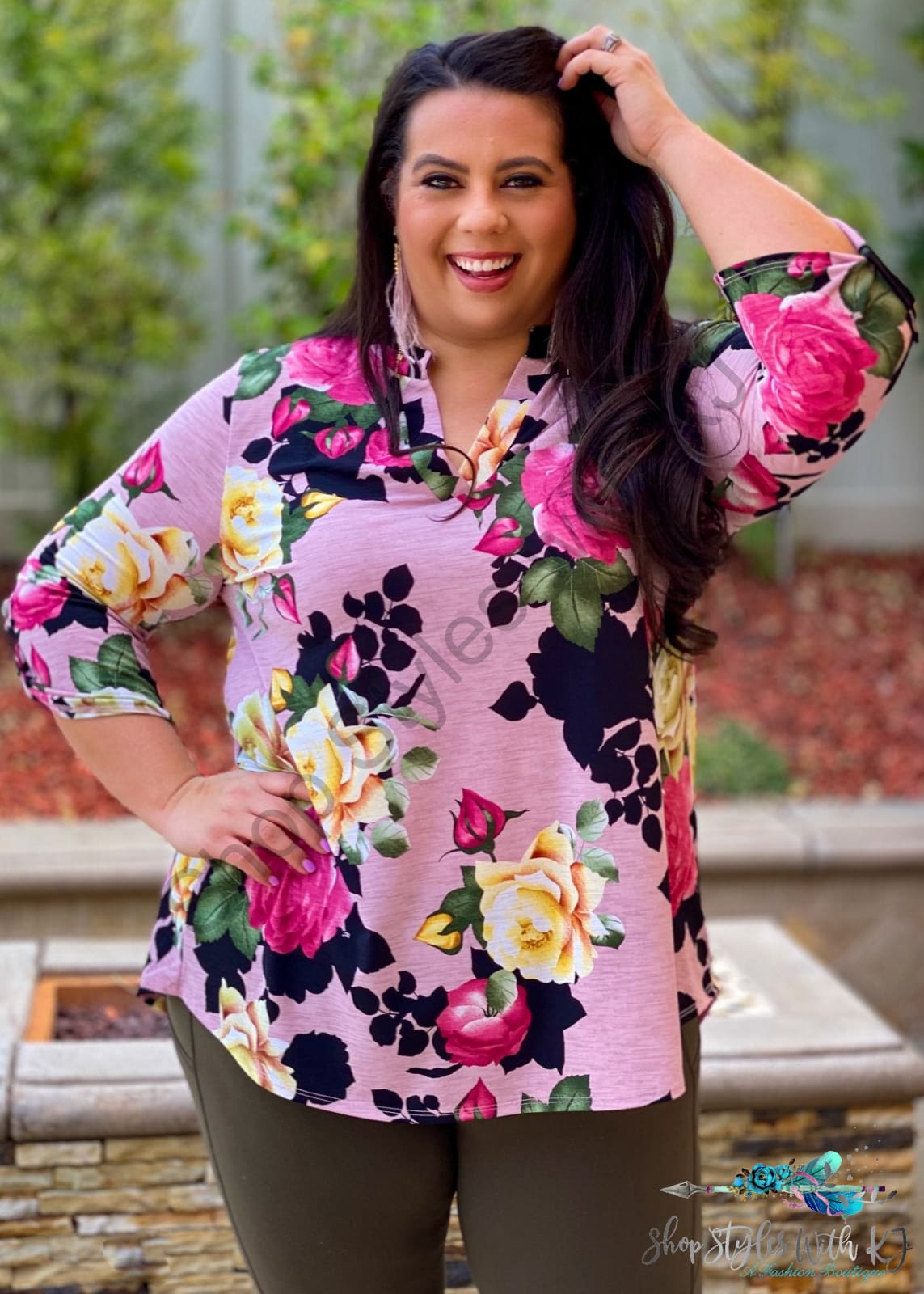 Ring Around The Roses Tunic - Size Small