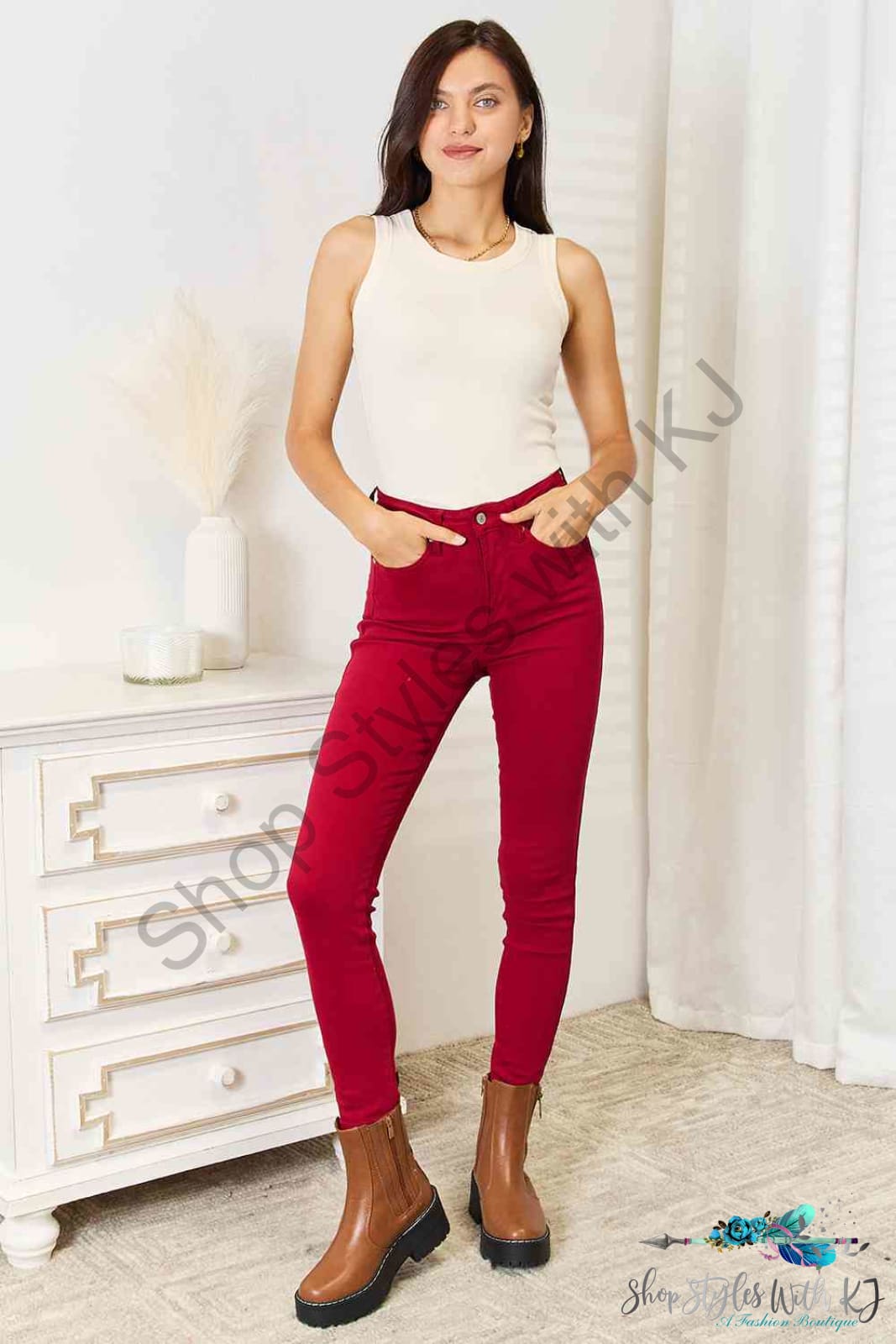 Round Neck Tank Shirts & Tops